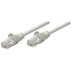 Cable de red Intellinet, 5 mts, (16.4 pies) cat6, UTP, gris