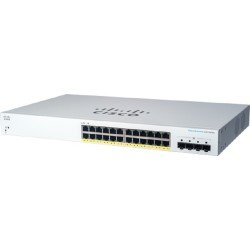 Switch CISCO CBS220-24P-4G-NA - Blanco, 24 puertos