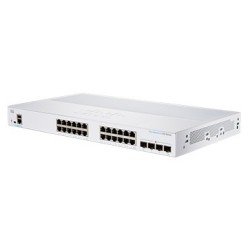 Switch Cisco CBS350-24T-4X-NA - blanco, 24
