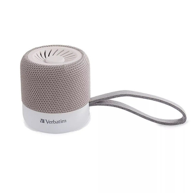 Mini altavoz inalámbrico blanco