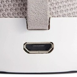 Mini altavoz inalámbrico blanco