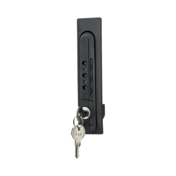 Chapa de combinación de 3 dígitos con llave, compatible con gabinetes tipo n, tipo s y tipo d de Panduit, color negro