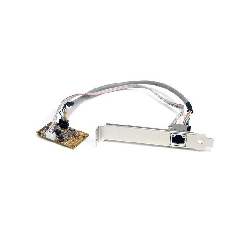 Tarjetas PCI Express StarTech.com - RJ45, Mini PCI Express, Gris