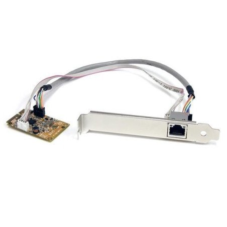 StarTech.com Adaptador Tarjeta de Red NIC Mini PCI Express PCI-e PCIe 1 Puerto Gigabit Ethernet RJ45