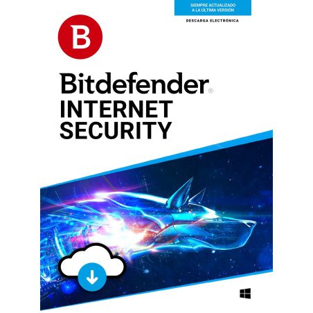 ESD Bitdefender internet security, 5 usuarios, 2 años (entrega electrónica)