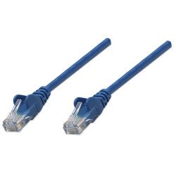 Cable de red Intellinet 0.5 mts cat6, UTP, azul