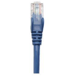 Cable de red Intellinet 0.5 mts cat6, UTP, azul