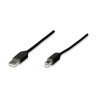 Cable USB 1.1 Manhattan A-B 1.8 m, negro