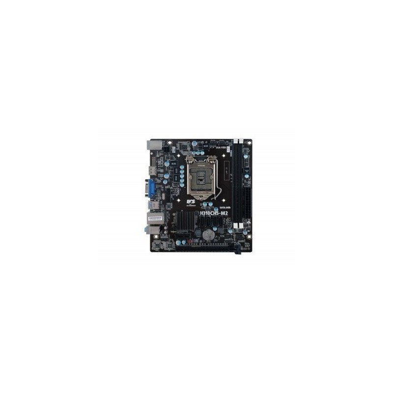 Motherboard ECS H310CH5-M2 - DDR4-SDRAM, 32 GB, Intel, LGA1151, Micro ATX