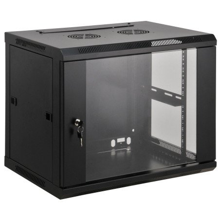 Gabinete Intellinet para muro 19". 6u, 600*600, negro