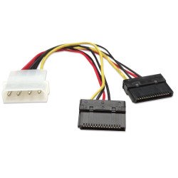 Cable de corriente interno HDD SATA 150, doble