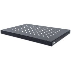 Charola gabinete, 19", 1u, fija, 35cm, ventilada, 50 kg