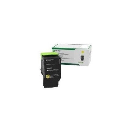 Tóner láser Lexmark, color amarillo, ultra alto rendimiento, 78C4UY0, hasta 7, 000 páginas, 5 % de cobertura, para modelos cx622