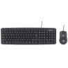 Kit de Mouse y Teclado 178464 Manhattan - Estándar, Negro, 1000 DPI