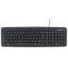 Kit de Mouse y Teclado 178464 Manhattan - Estándar, Negro, 1000 DPI