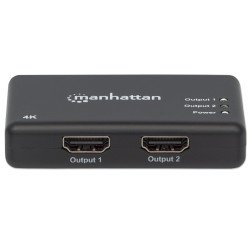 Video Splitter HDMI UHDTV 4k@30Hz, 1 in : 2 out, AC