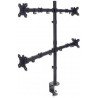 Soporte Monitor para 4 Monitor 13 a 32" Escritorio