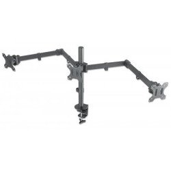 Soporte Monitor para 3 Monitor 13 a 27" Escritorio