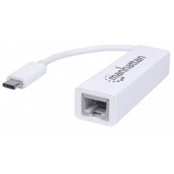 Adaptador Manhattan de USB tipo C a red gigabit
