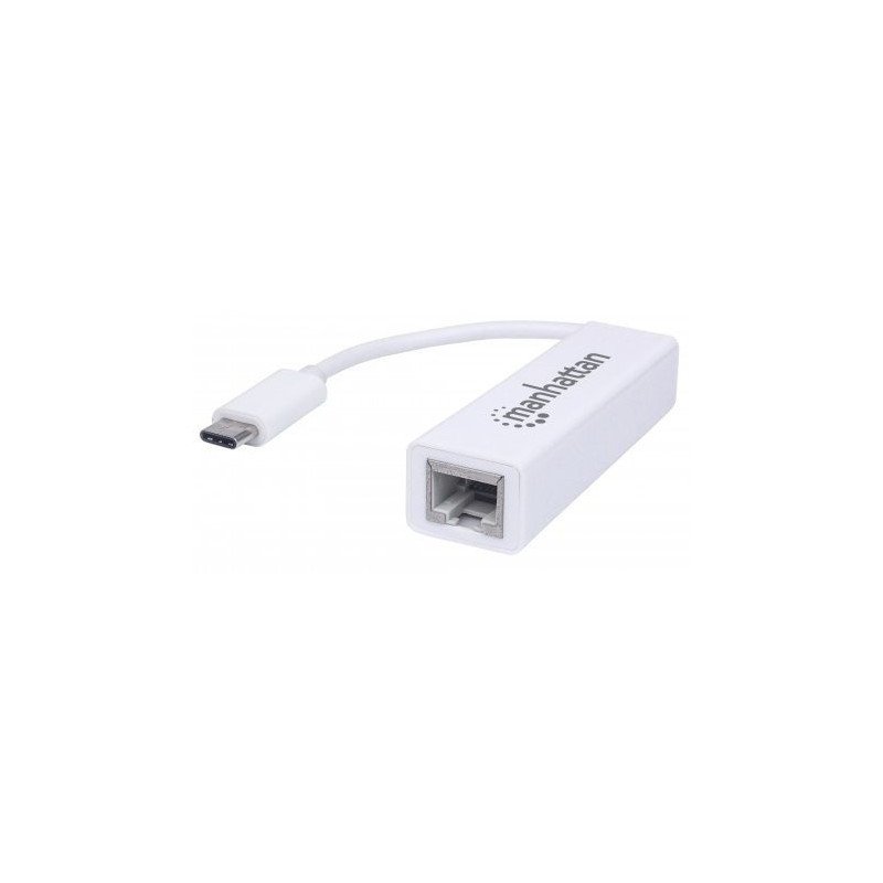 Adaptador Manhattan de USB tipo C a red gigabit