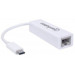 Adaptador Manhattan de USB tipo C a red gigabit