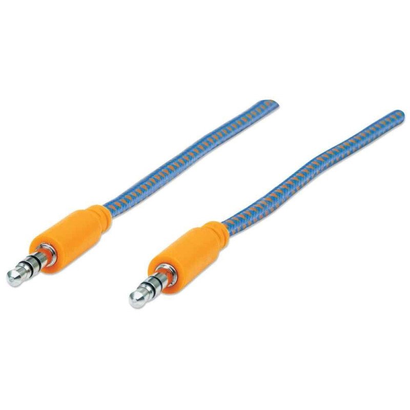 Manhattan Cable de audio con recubrimiento textil Manhattan Cable de audio con recubrimiento textil