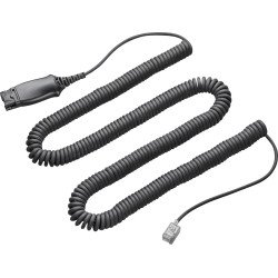 POLY 72442-01 cable telefónico Negro