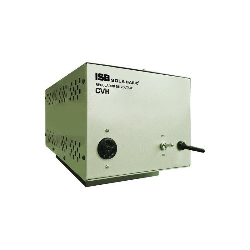 Regulador sola Basic ISB CVH 3000 va, ferroresonante 2 fases, 220 volt