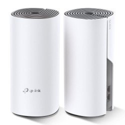 KIT Sistema MESH Wifi TP-Link Deco E4(2-Pack) - 2.4 / 5 GHz, 2, 2, 1200 Mbps, Color blanco