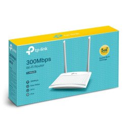 ROUTER N 300MBPS TP-Link TL-WR820N - 300 Mbit/s, 2, 4 GHz, 2, 4 GHz, Externo, 2, Blanco