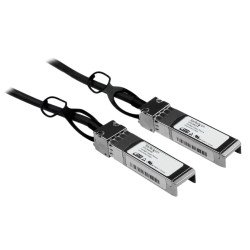 Cable de red StarTech.com - 1 m, SFP+, SFP+, Macho/Macho, Negro