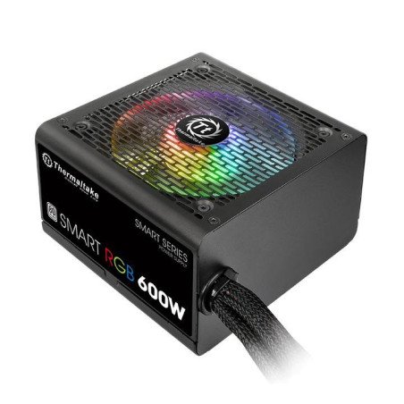 Fuente de Poder ThermalTake 600w - 600 W, Negro
