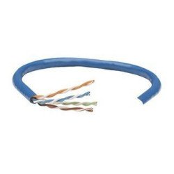 Bobina de cable RJ45 Intellinet Cat 5e CCA sólida 24 AWG color azul 305 m