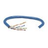 Bobina de cable RJ45 Intellinet Cat 5e CCA sólida 24 AWG color azul 305 m