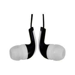 AUDIFONOS DE VIAJE IN-EAR CON MICROFONO Easy Line EL-995234 - Negro/Blanco, 3.5 mm, 1.2 m