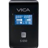 No-Break VICA S650 - 650 VA, 300 W, Negro, Hogar y Oficina