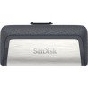 Memoria USB 3.0 Dual Tipo C 128GB SanDisk SDDDC2-128G-G46 - Gris, 128 GB, USB 3.0, 150 MB/s