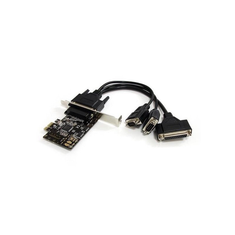 Tarjeta Adaptadora PCI Express StarTech.com PEX2S1P553B - PCIe, Paralelo, De serie, 0, 250 Mbit/s