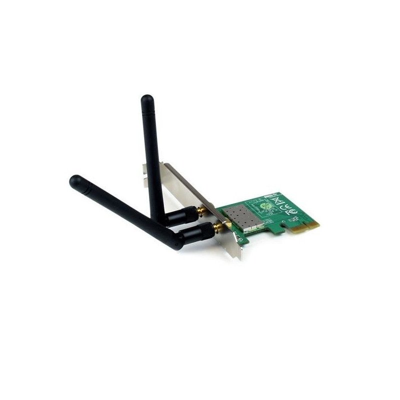 Adaptador Tarjeta PCI Express StarTech.com PEX300WN2X2 - Reverse Polarity, Subminiature A, Hembra/hembra, Negro