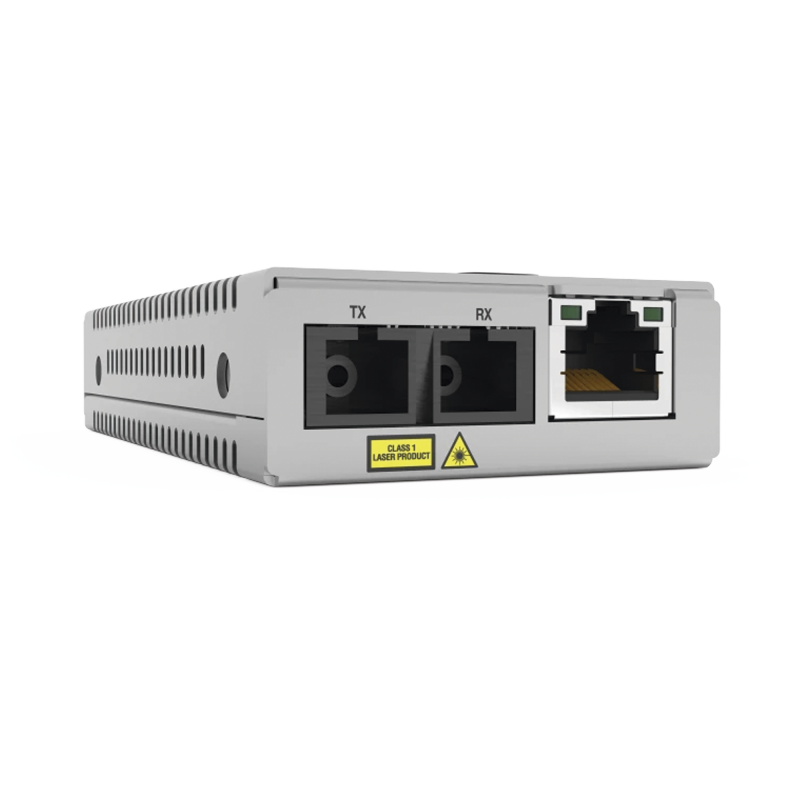 Convertidor de medios TAA (federal) 10, 100TX - 100fx, SC multimodo, multiregion PSU