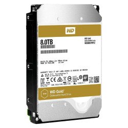 Disco duro interno WD Gold 3.5 8TB SATA3 6GB/s 256MB 7200rpm 24x7 hotplug para NAS, NVR, server, datacenter