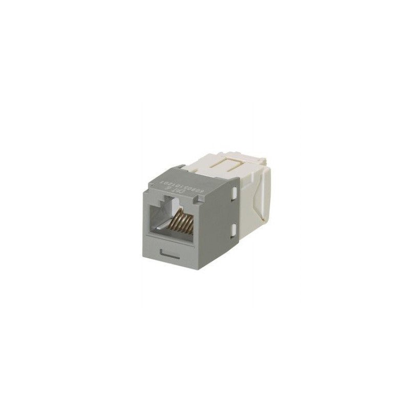 Jack modulo universal categoria 6 minicom Panduit CJ688TGIG - Gris
