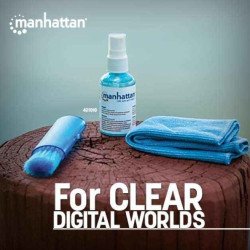 Mini kit de limpieza Manhattan para pantalla KVM 60cc