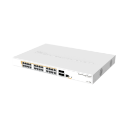 Cloud Router Switch Administrable L3, 24 puertos GIGABIT con PoE Pasivo Y 802.3AF/AT