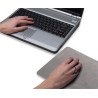 Mouse pad 3 en 1 Manhattan, microfibra gris obscuro
