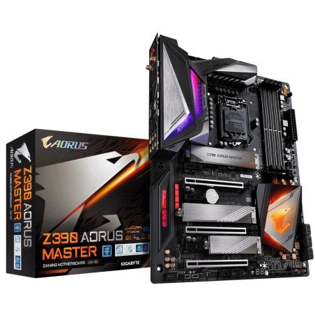 Tarjeta madre Gigabyte Z390 Intel S-1151 9a gen, 4xDDR4 2666, HDMI, 4x USB 3.1, USB-c, 3x m.2, WiFi, bluetooth, aTX, gama alta,