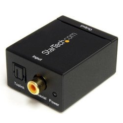 Convertidor de SPDIF a RCA StarTech.com - Negro