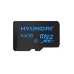 Memoria Micro SD Hyundai SDC64GU1 - 64 GB, Negro, Clase 10