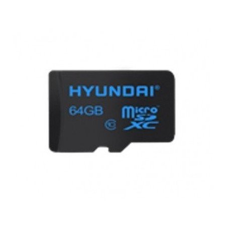 Memoria Micro SD Hyundai SDC64GU1 - 64 GB, Negro, Clase 10