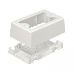 Caja Aparente Panduit JBX3510WH-A - Color blanco, PVC